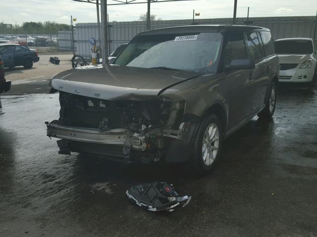 2FMGK5B81EBD15867 - 2014 FORD FLEX SE TAN photo 2