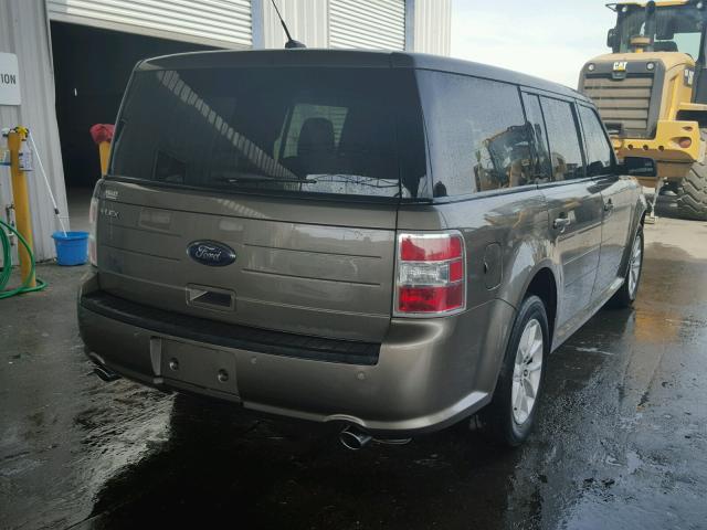 2FMGK5B81EBD15867 - 2014 FORD FLEX SE TAN photo 4