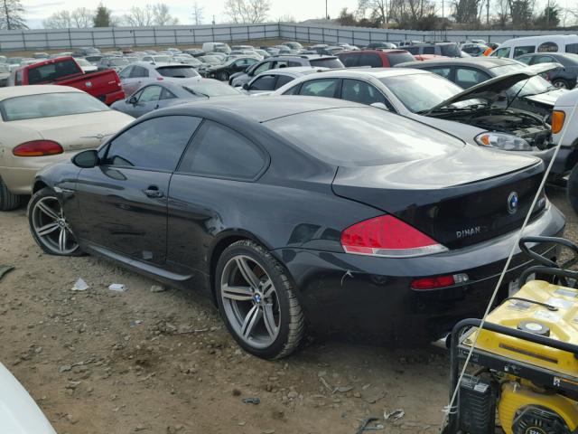 WBSEH93577B798644 - 2007 BMW M6 BLACK photo 3