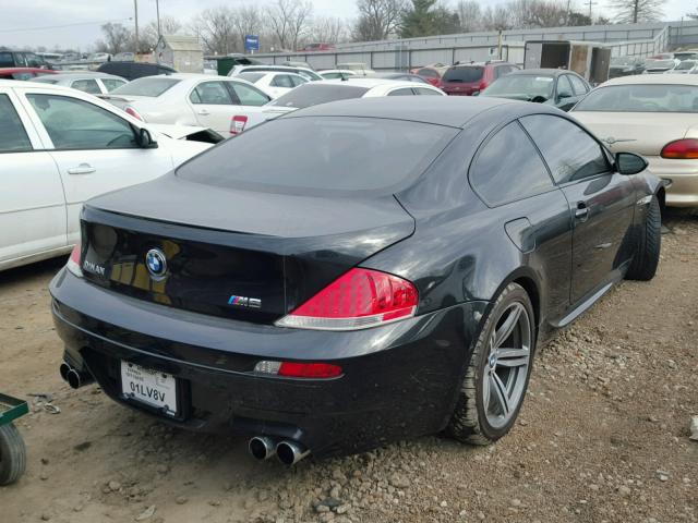 WBSEH93577B798644 - 2007 BMW M6 BLACK photo 4