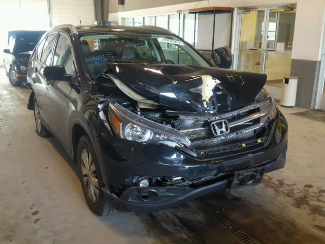 2HKRM4H7XEH669228 - 2014 HONDA CR-V EXL BLACK photo 1