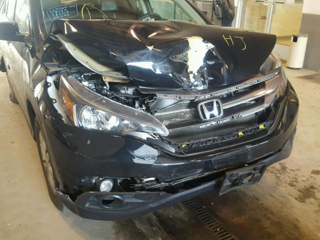 2HKRM4H7XEH669228 - 2014 HONDA CR-V EXL BLACK photo 9