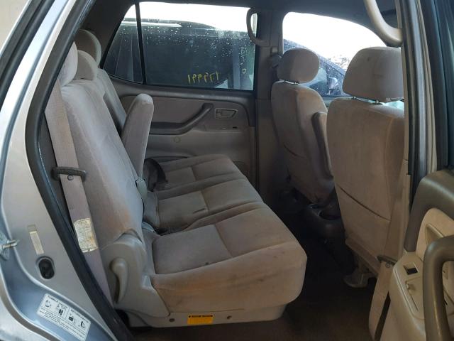 5TDZT34A31S021880 - 2001 TOYOTA SEQUOIA SR SILVER photo 6