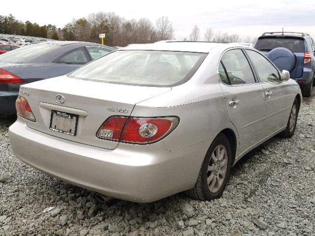 JTHBF30G220015901 - 2002 LEXUS ES 300 SILVER photo 4