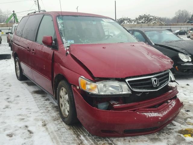 5FNRL18844B149176 - 2004 HONDA ODYSSEY EX RED photo 1