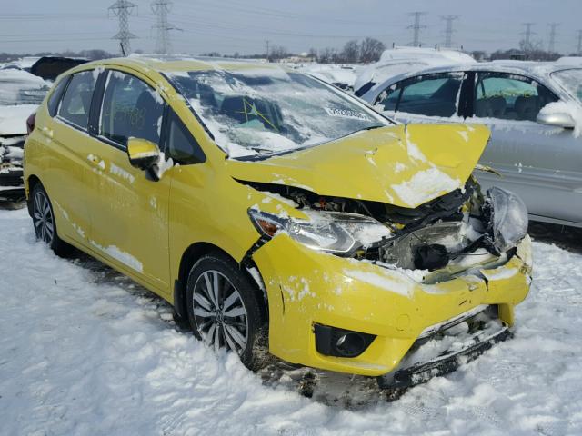 JHMGK5H79GX006449 - 2016 HONDA FIT EX YELLOW photo 1