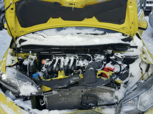 JHMGK5H79GX006449 - 2016 HONDA FIT EX YELLOW photo 7