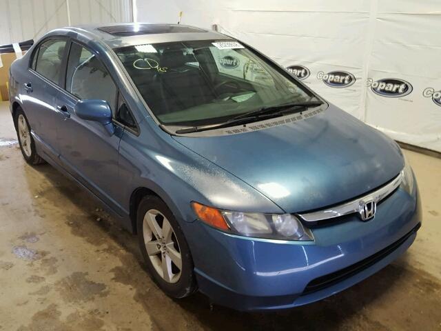 2HGFA16988H518580 - 2008 HONDA CIVIC EXL BLUE photo 9