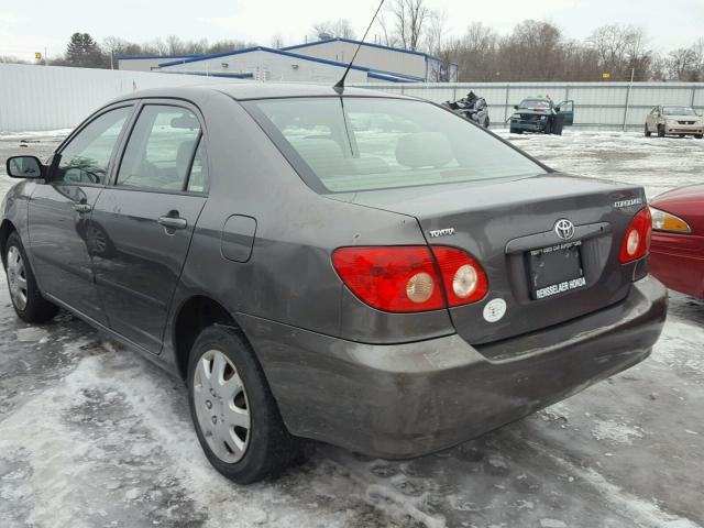 2T1BR32E95C439932 - 2005 TOYOTA COROLLA CE GRAY photo 3