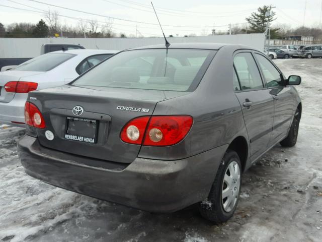 2T1BR32E95C439932 - 2005 TOYOTA COROLLA CE GRAY photo 4