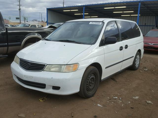 2HKRL18591H531738 - 2001 HONDA ODYSSEY LX WHITE photo 2