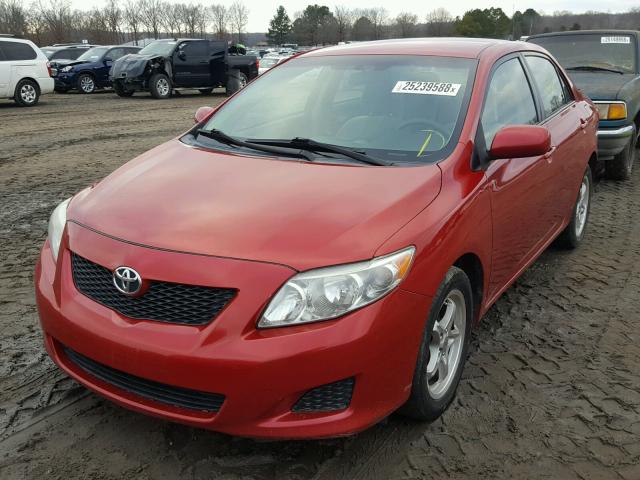 1NXBU40E79Z010333 - 2009 TOYOTA COROLLA BA RED photo 2