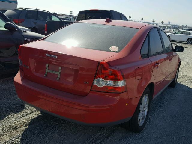 YV1MS382X72272504 - 2007 VOLVO S40 2.4I RED photo 4