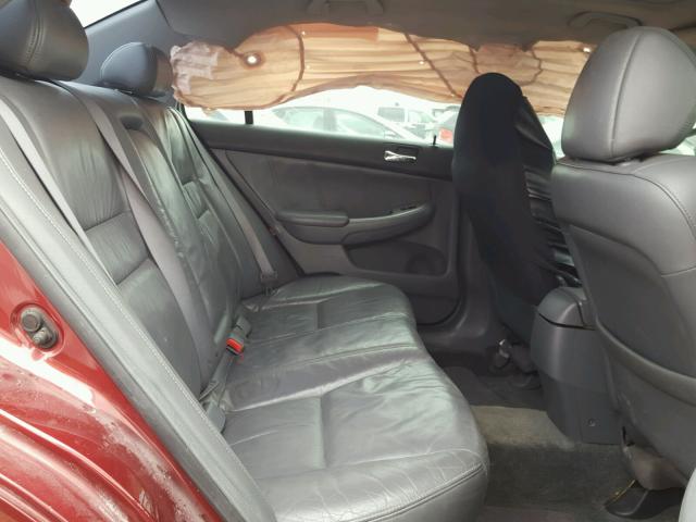 1HGCM66503A024774 - 2003 HONDA ACCORD EX BURGUNDY photo 6