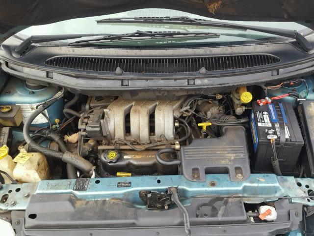 1B4GP45R0TB417147 - 1996 DODGE CARAVAN SE BLUE photo 7