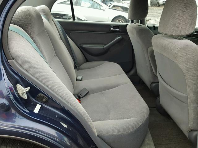 2HGES26732H556657 - 2002 HONDA CIVIC EX ლურჯი ფოტო 6