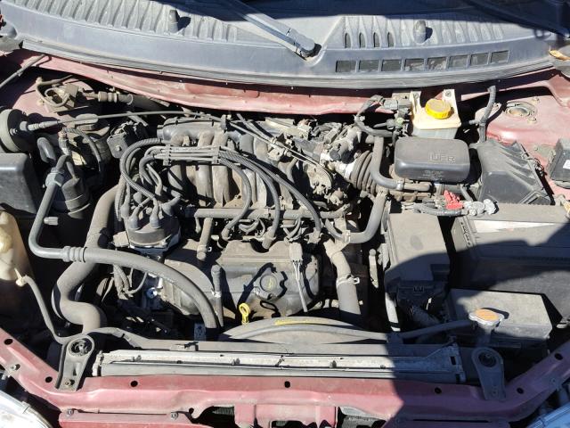 4N2XN11T1YD829871 - 2000 NISSAN QUEST SE RED photo 7