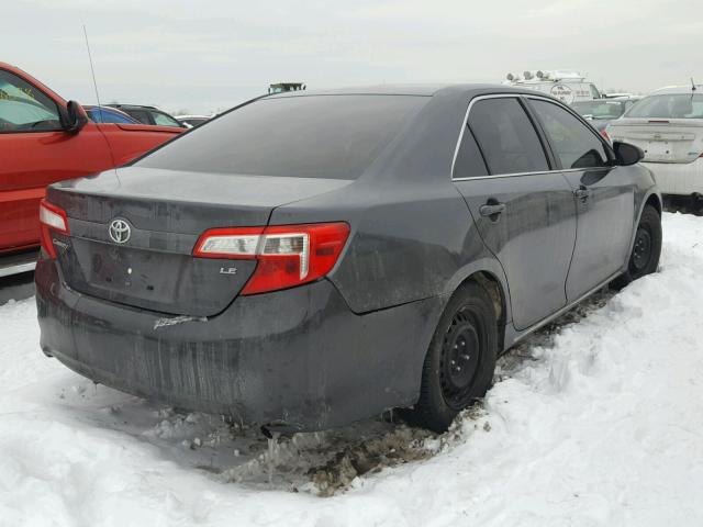 4T4BF1FK6CR248533 - 2012 TOYOTA CAMRY BASE GRAY photo 4