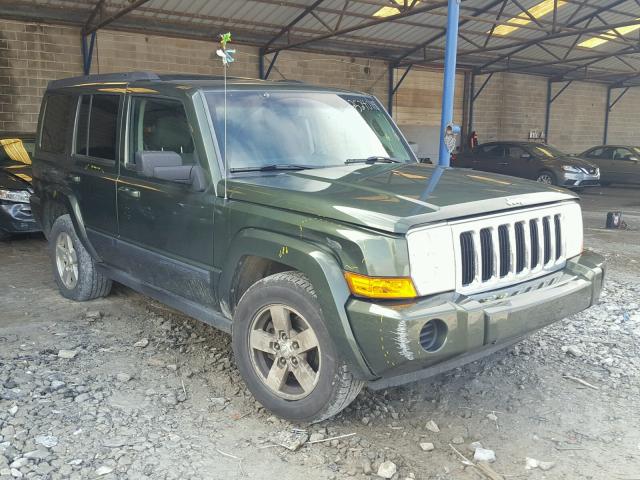 1J8HG48K57C545527 - 2007 JEEP COMMANDER GREEN photo 1