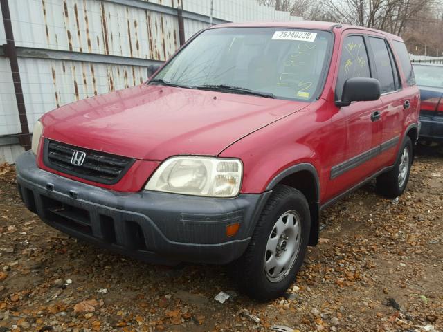 JHLRD1844WC096394 - 1998 HONDA CR-V LX RED photo 2