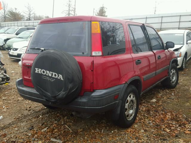 JHLRD1844WC096394 - 1998 HONDA CR-V LX RED photo 4