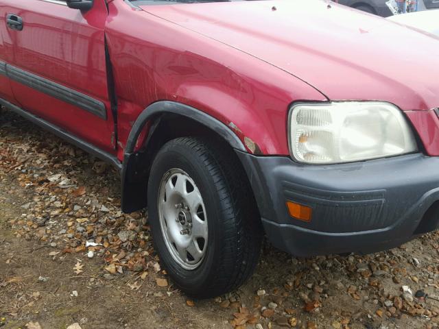 JHLRD1844WC096394 - 1998 HONDA CR-V LX RED photo 9