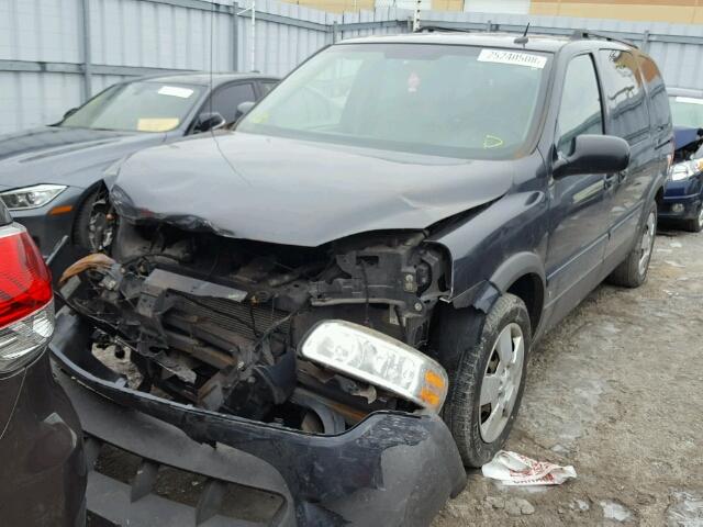 1GMDV03178D108266 - 2008 PONTIAC MONTANA SV BLUE photo 2