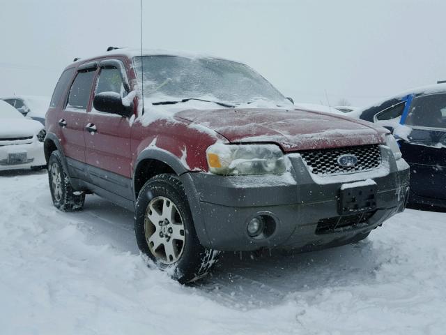 1FMYU03165KA90046 - 2005 FORD ESCAPE XLT RED photo 1