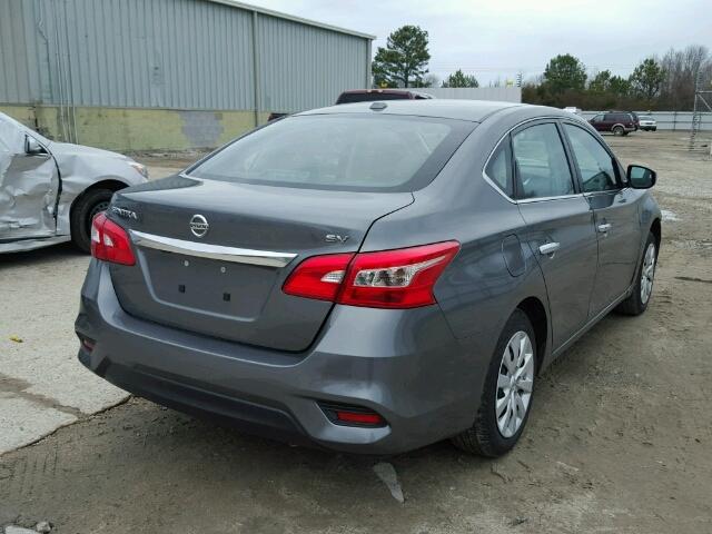 3N1AB7AP0HL695861 - 2017 NISSAN SENTRA S GRAY photo 4