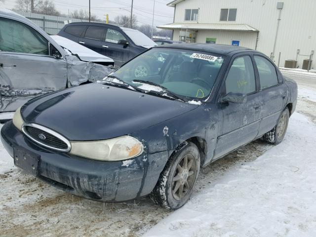 1FAFP66L2WK213674 - 1998 FORD CONTOUR LX GREEN photo 2