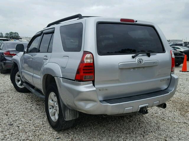 JTEZU14R778085808 - 2007 TOYOTA 4RUNNER SR SILVER photo 3