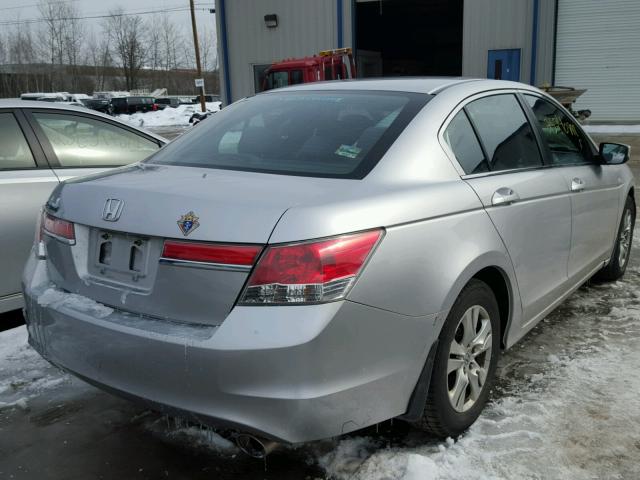 1HGCP2F40BA072376 - 2011 HONDA ACCORD LXP SILVER photo 4