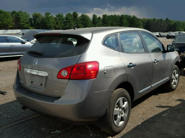 JN8AS5MV5BW261940 - 2011 NISSAN ROGUE S SILVER photo 4