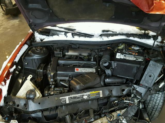 1G8ZJ527XTZ209462 - 1996 SATURN SL2 RED photo 7