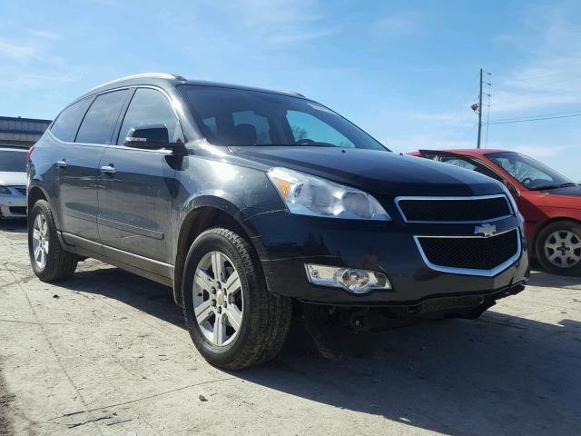 1GNKRGED5BJ415600 - 2011 CHEVROLET TRAVERSE L BLACK photo 1