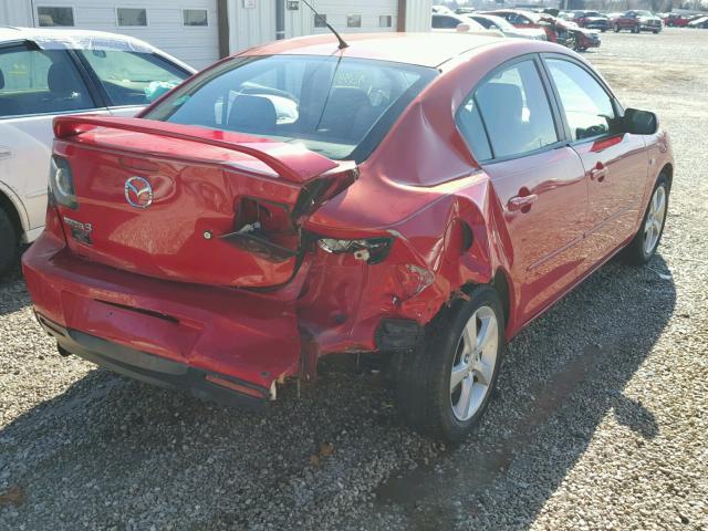 JM1BK123051259220 - 2005 MAZDA 3 S RED photo 4