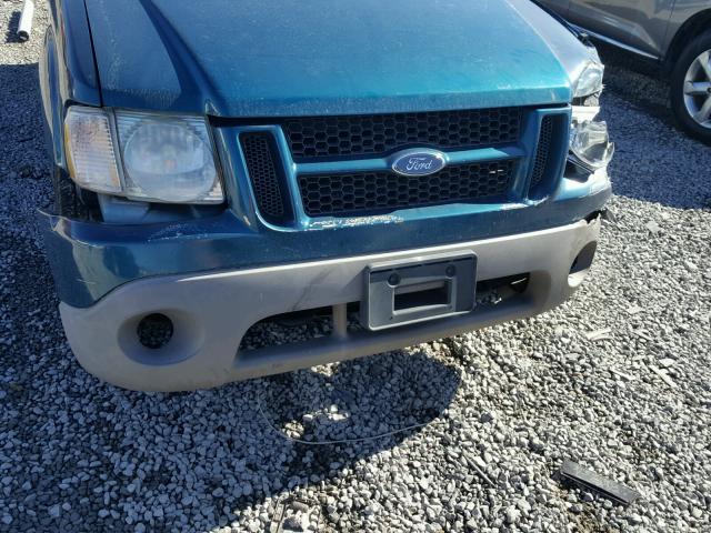 1FMYU60E82UC02162 - 2002 FORD EXPLORER S BLUE photo 10