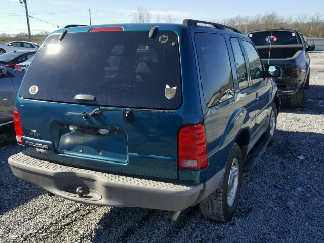 1FMYU60E82UC02162 - 2002 FORD EXPLORER S BLUE photo 4