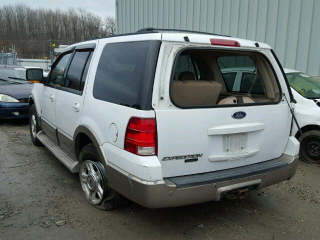 1FMFU18L14LB13037 - 2004 FORD EXPEDITION WHITE photo 3