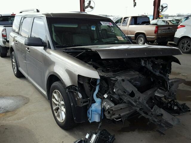 2FMGK5B85EBD22658 - 2014 FORD FLEX SE BROWN photo 1