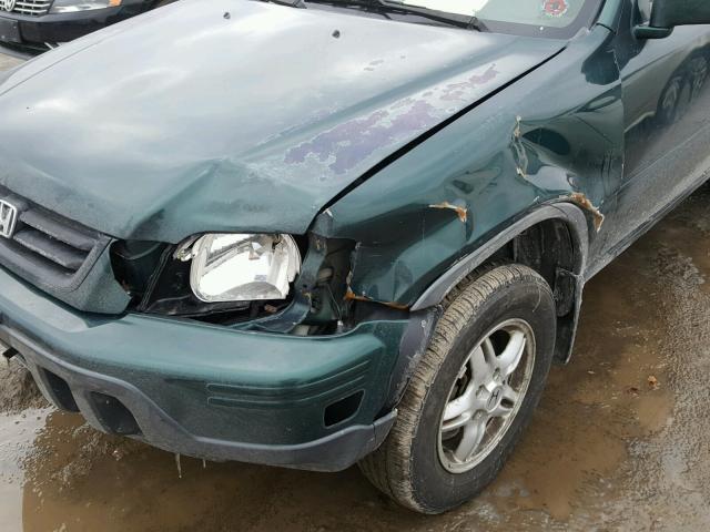 JHLRD1873YC042727 - 2000 HONDA CR-V SE GREEN photo 9