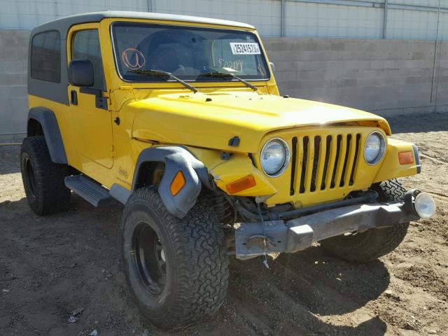 1J4FA44S06P731306 - 2006 JEEP WRANGLER / YELLOW photo 1