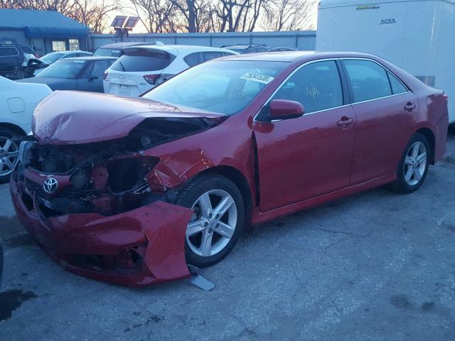 4T1BF1FK7CU635067 - 2012 TOYOTA CAMRY BASE RED photo 2