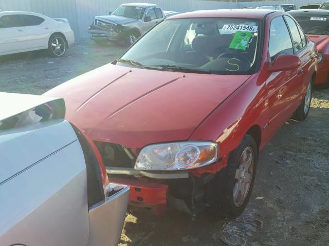 3N1CB51D86L559400 - 2006 NISSAN SENTRA 1.8 RED photo 2