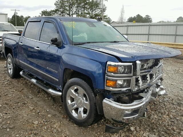 3GCUKSEC3FG536178 - 2015 CHEVROLET SILVERADO BLUE photo 1