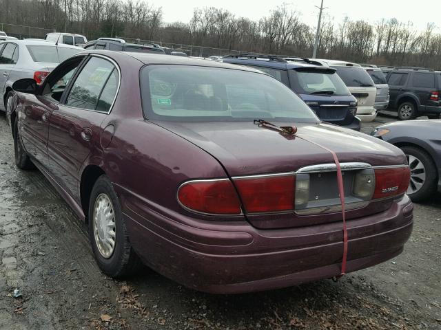 1G4HP52K134197845 - 2003 BUICK LESABRE CU BURGUNDY photo 3