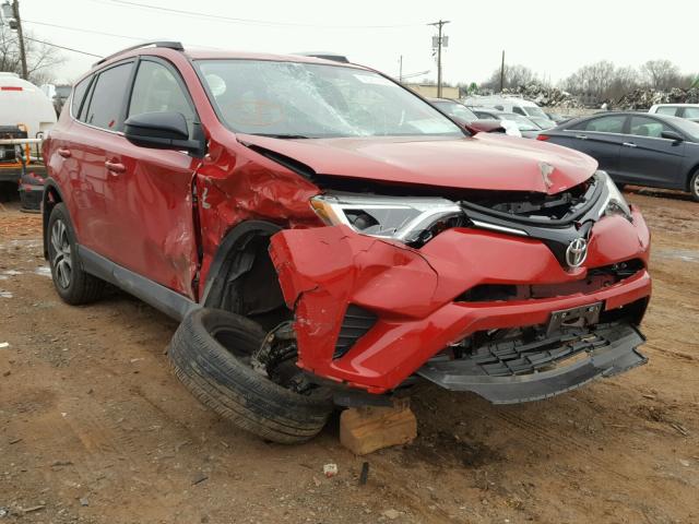 JTMBFREV4GJ052042 - 2016 TOYOTA RAV4 LE RED photo 1