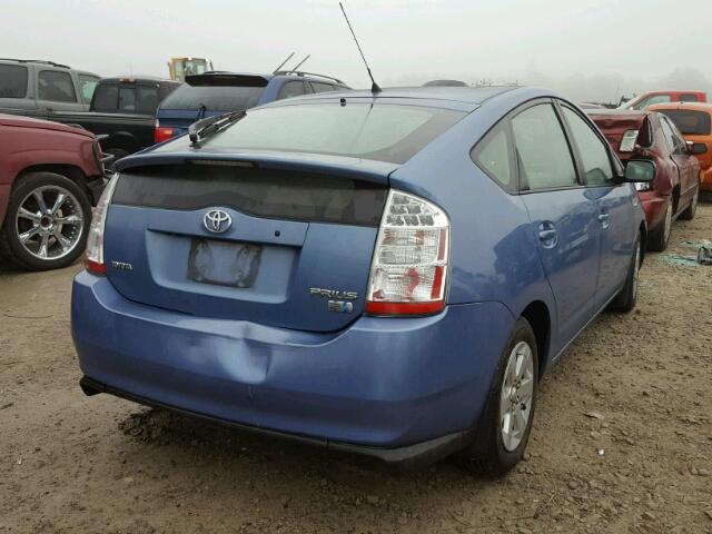 JTDKB20U767509729 - 2006 TOYOTA PRIUS BLUE photo 4