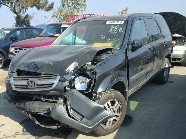 JHLRD78822C054242 - 2002 HONDA CR-V EX GRAY photo 2