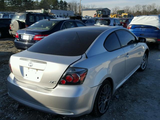 JTKDE167880267162 - 2008 TOYOTA SCION TC SILVER photo 4